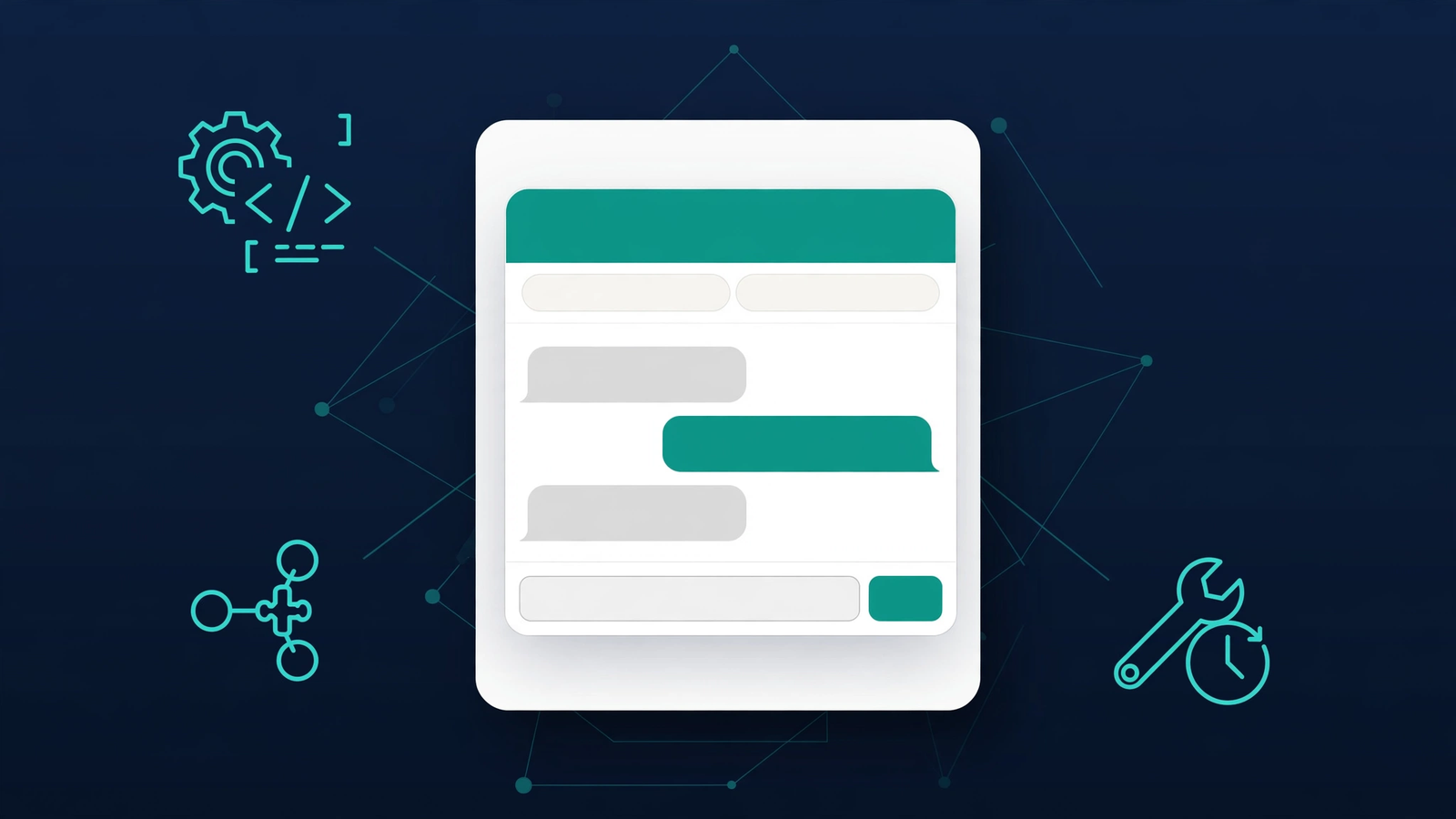 Website chatbot interface connected to human customer support agents