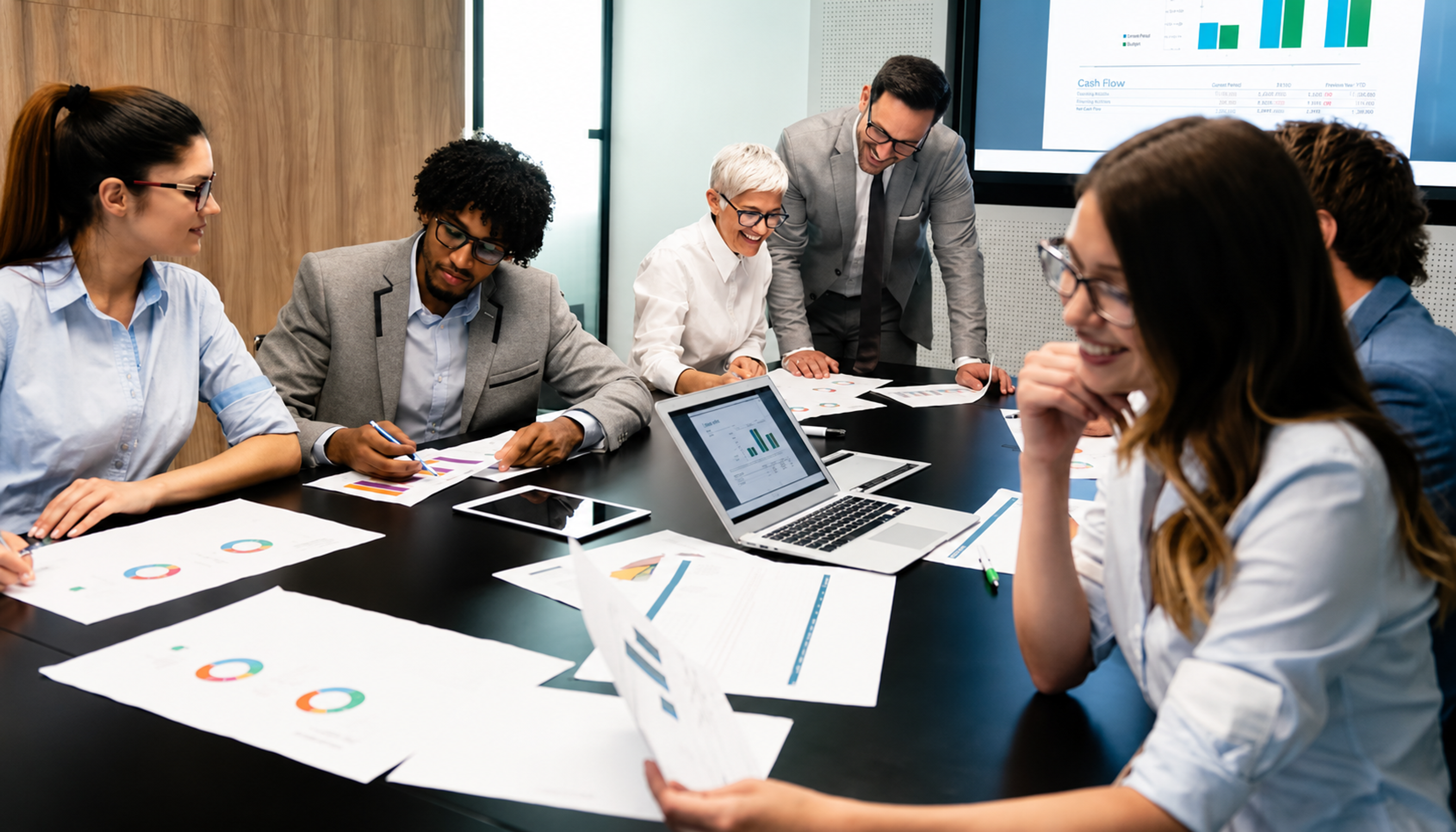 Analyst reviewing completed AI extraction results