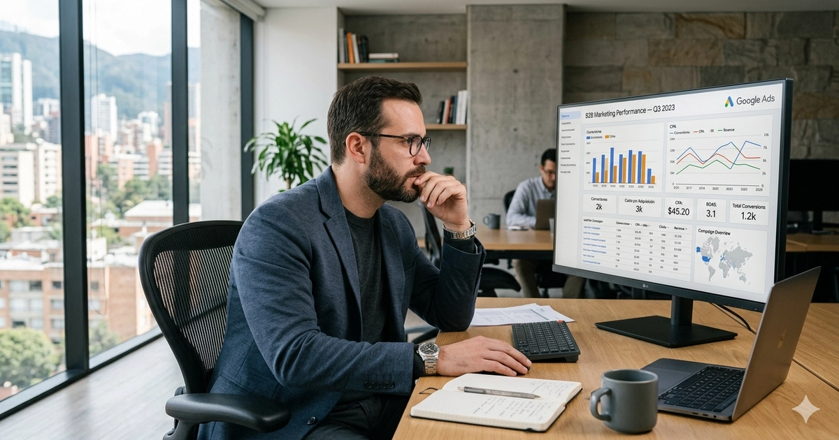 El Error de las Palabras Clave Genéricas: Por Qué Tu Inversión B2B en Google Ads está Financiando Clics de Consumidores