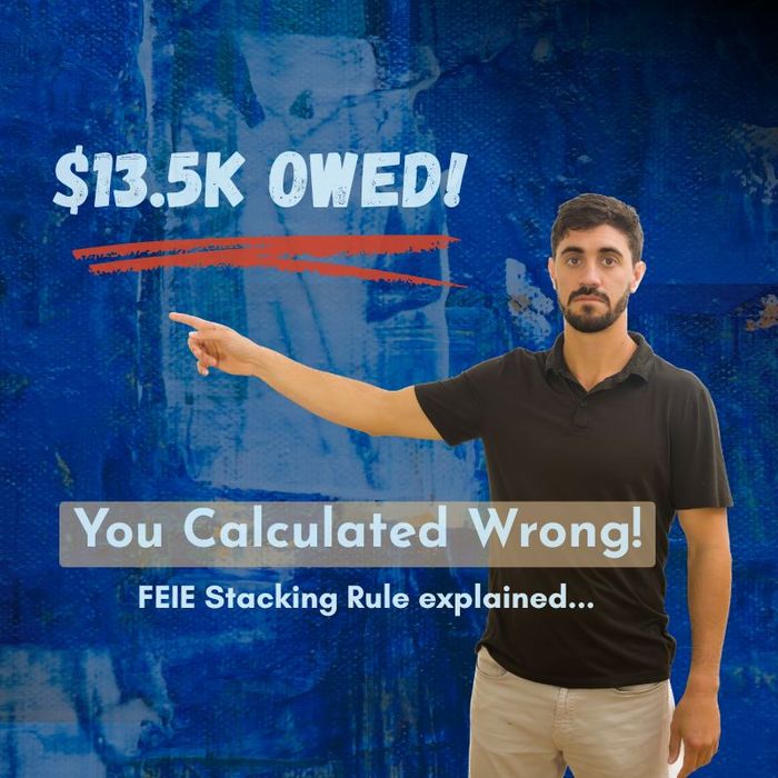 The FEIE Stacking Rule: Why Your Excluded Income Still Affects Your Tax Rate