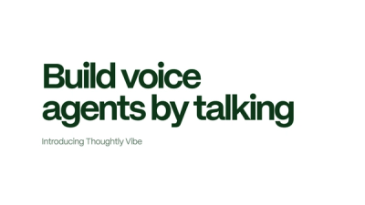 Thoughtly Vibe: Build Voice Agents by Talking to an Agent