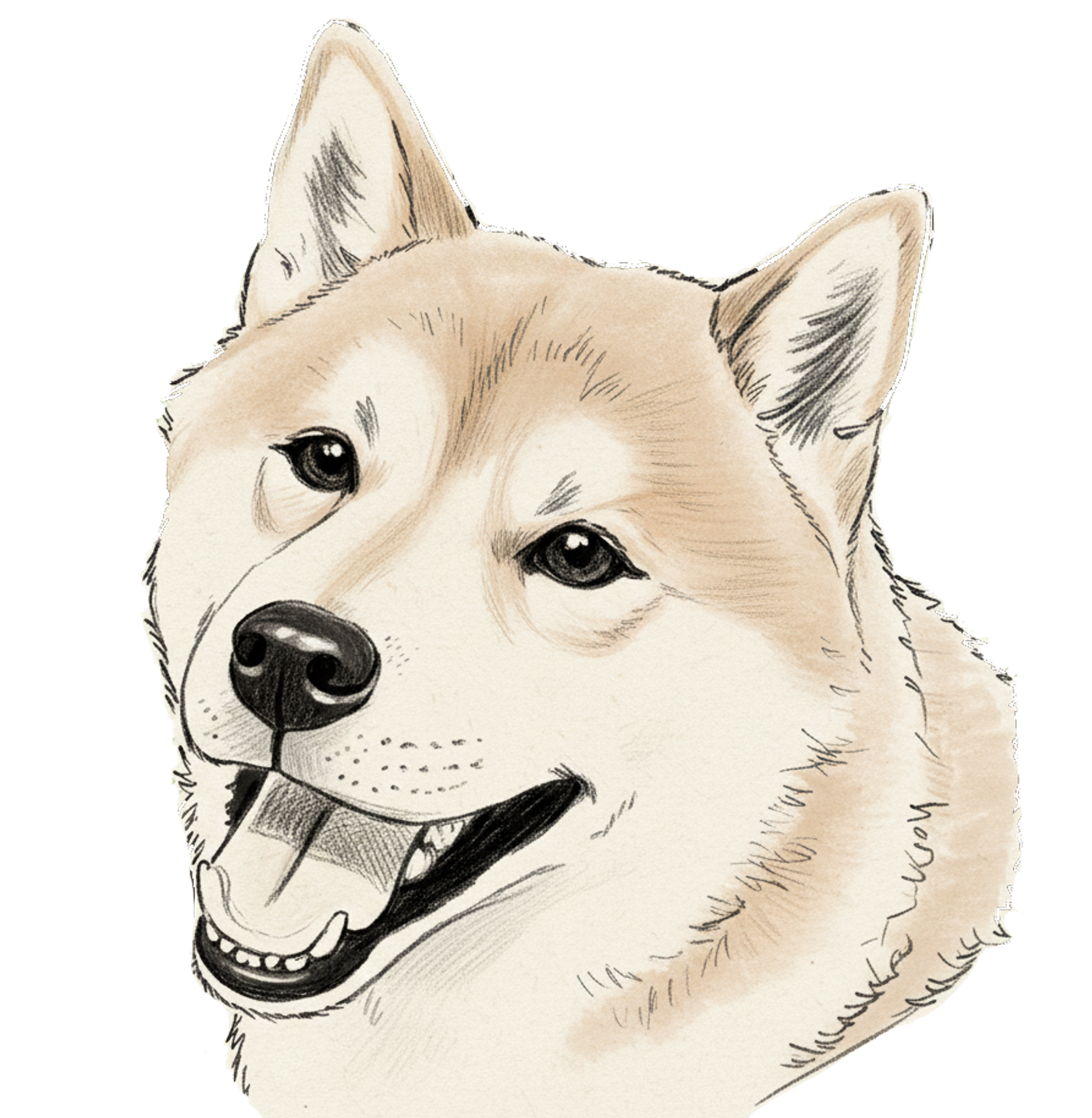 Shiba Inu drawing