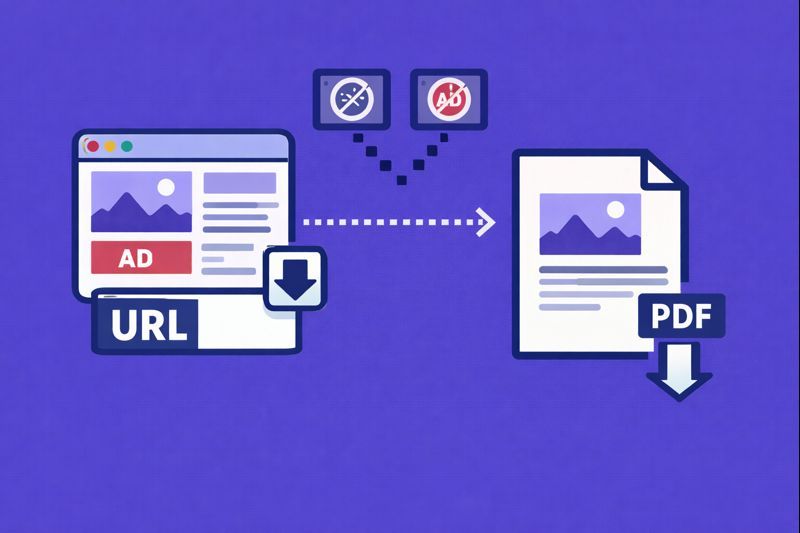 How to easily save a website URL as a PDF