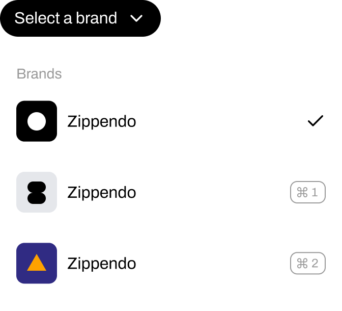 Multiple brands on one platform