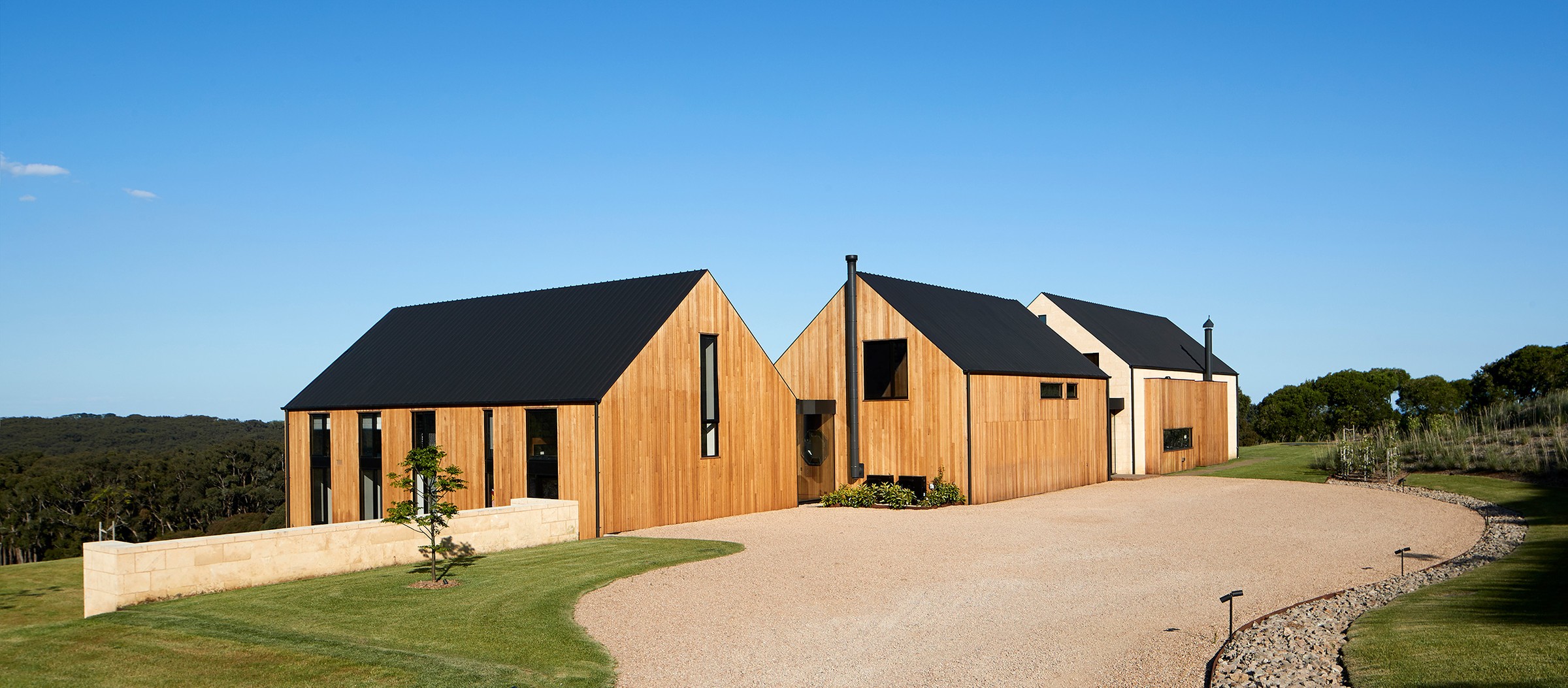 Flinders Residence — connected pavilions