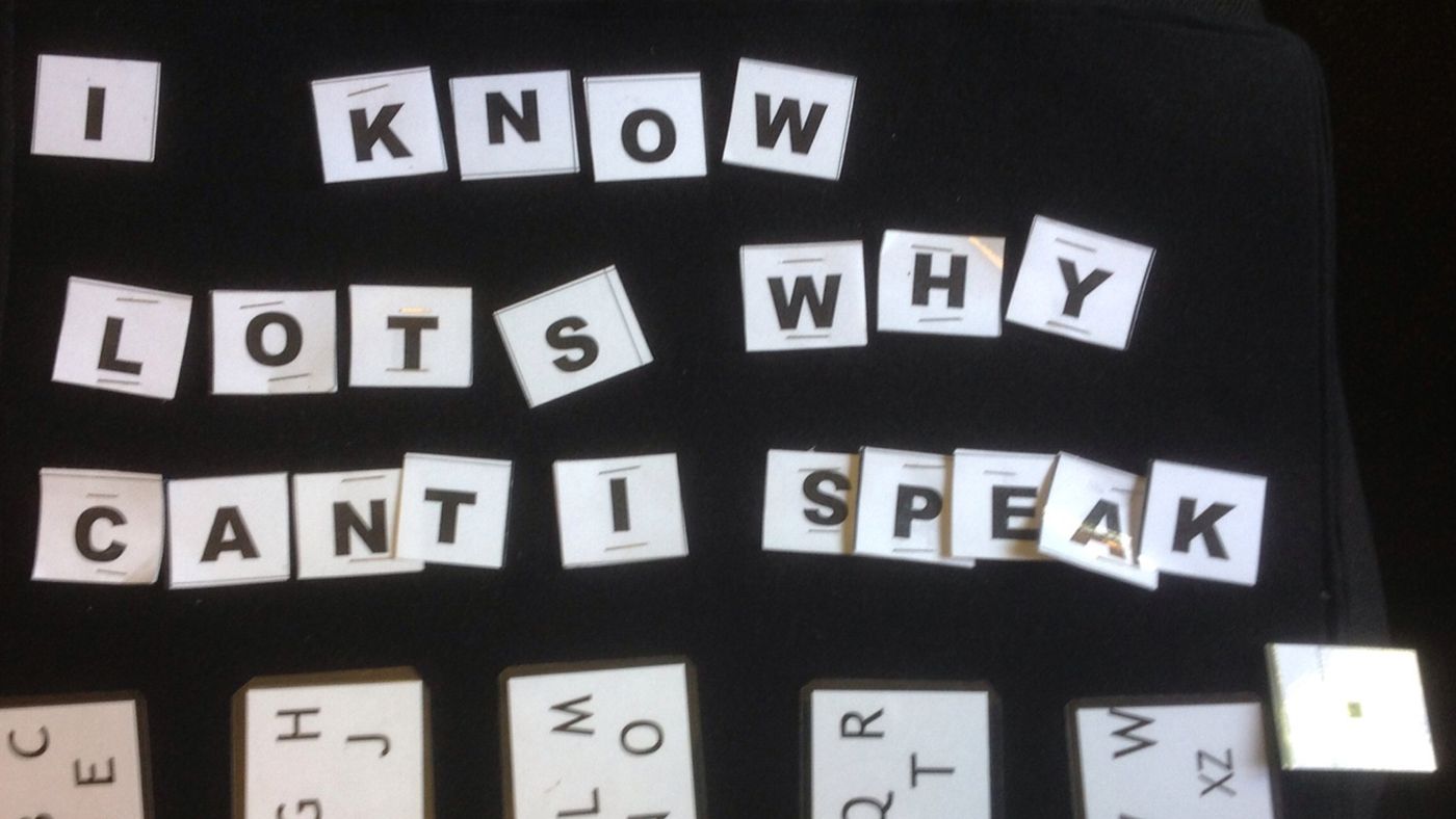 Post notes with letters