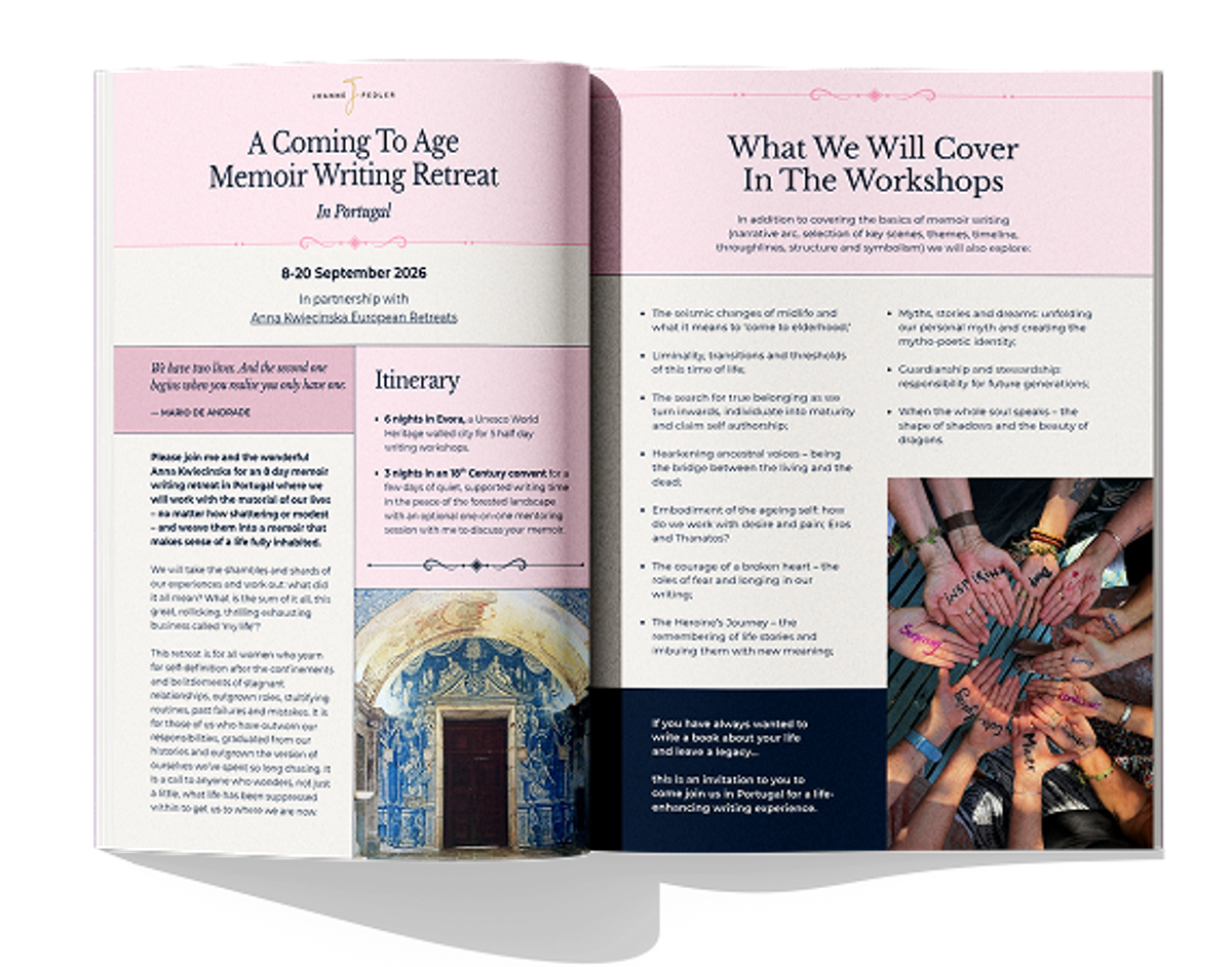 A Writing Retreat in Portugal brochure