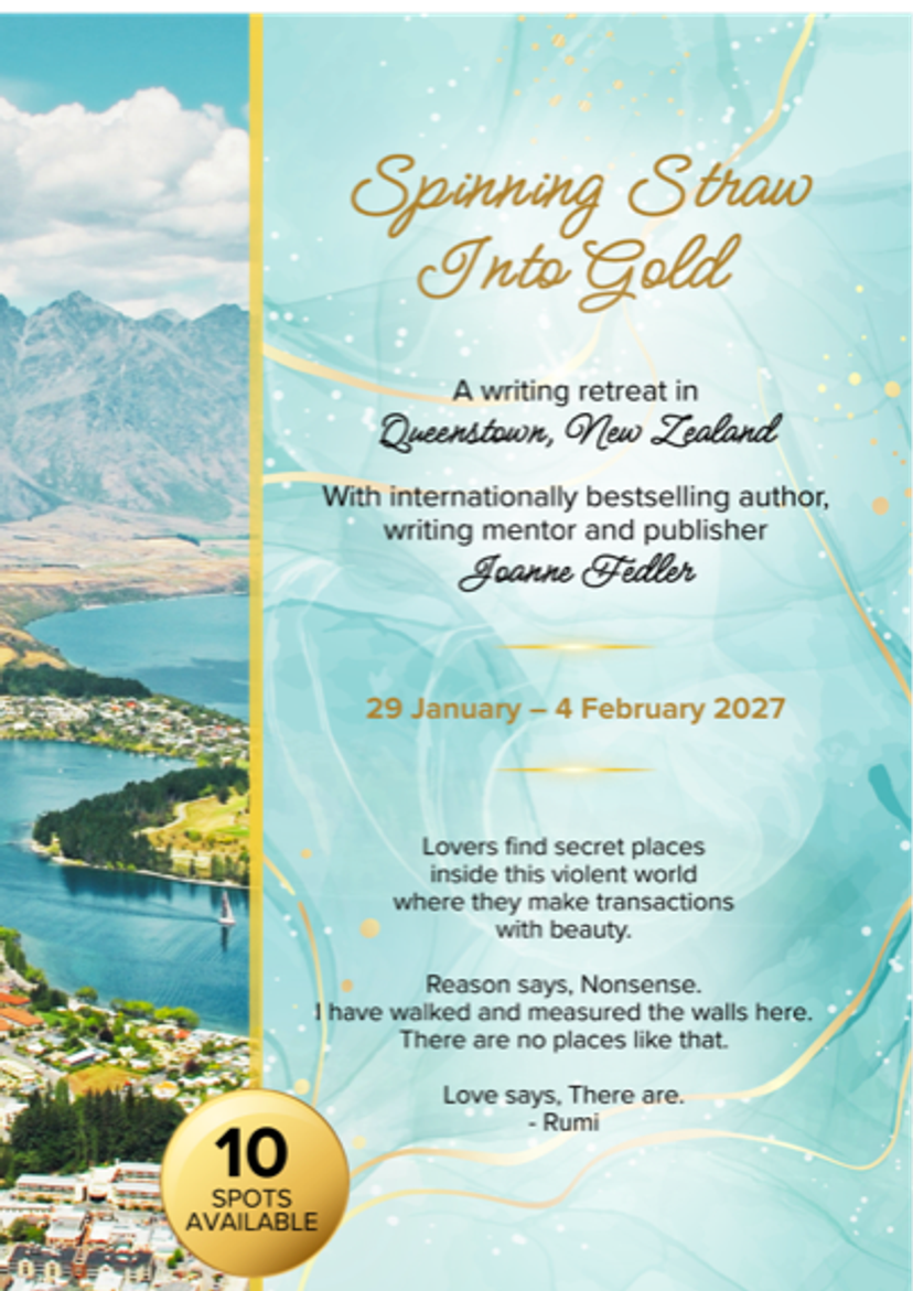 Spinning Straw into Gold, Queenstown, New Zealand brochure