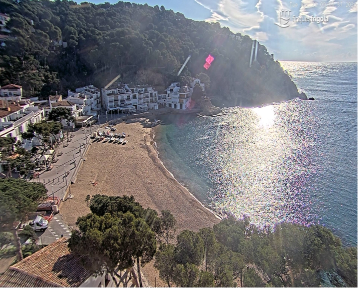 Tamariu Beach from The Hostalillo Hotel