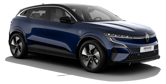 Megane E-Tech — Azul nocturne / teto preto étoilé