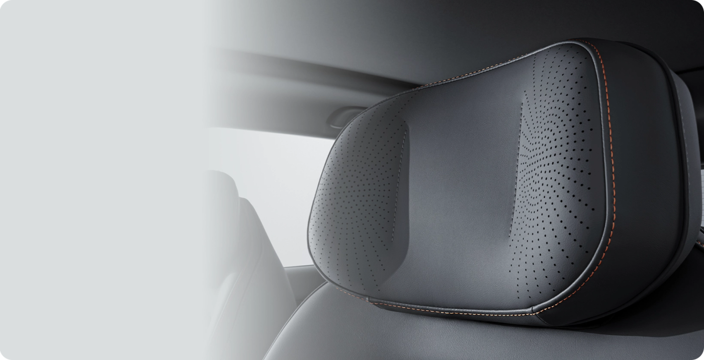 Encosto de cabeça com Driver VIP Surround Sound