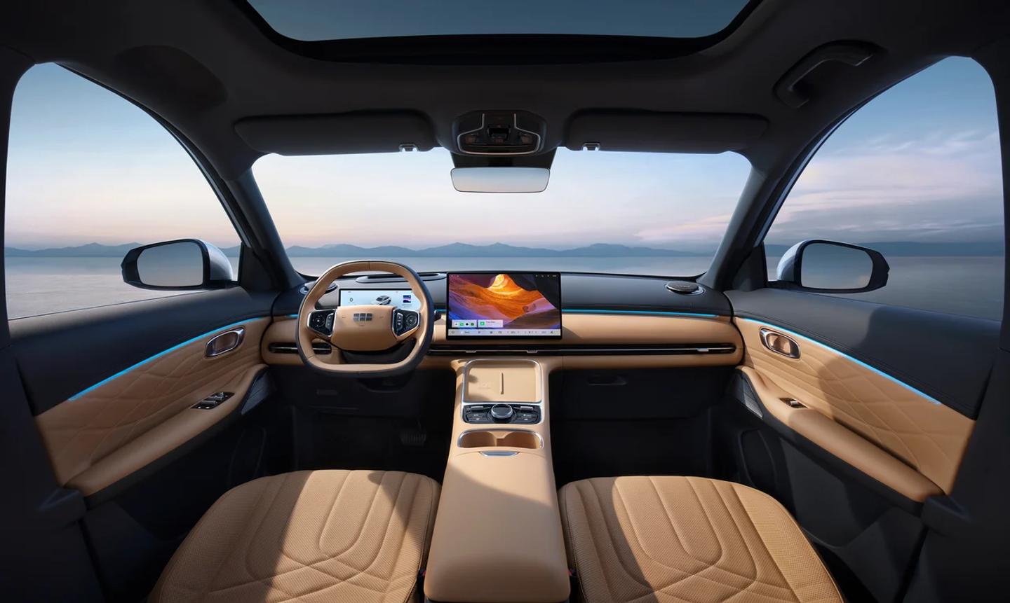 Interior elegante e confortável