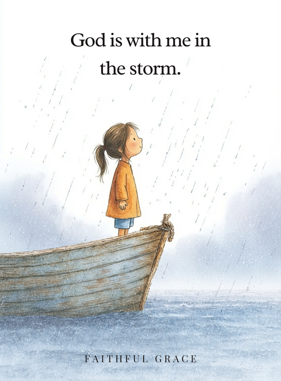 God is with me in the storm