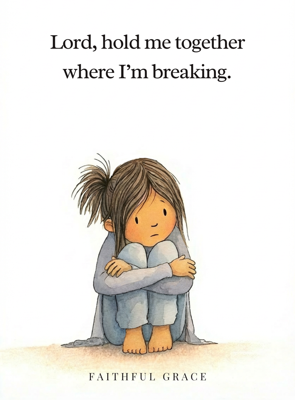 Lord, hold me together where I’m breaking