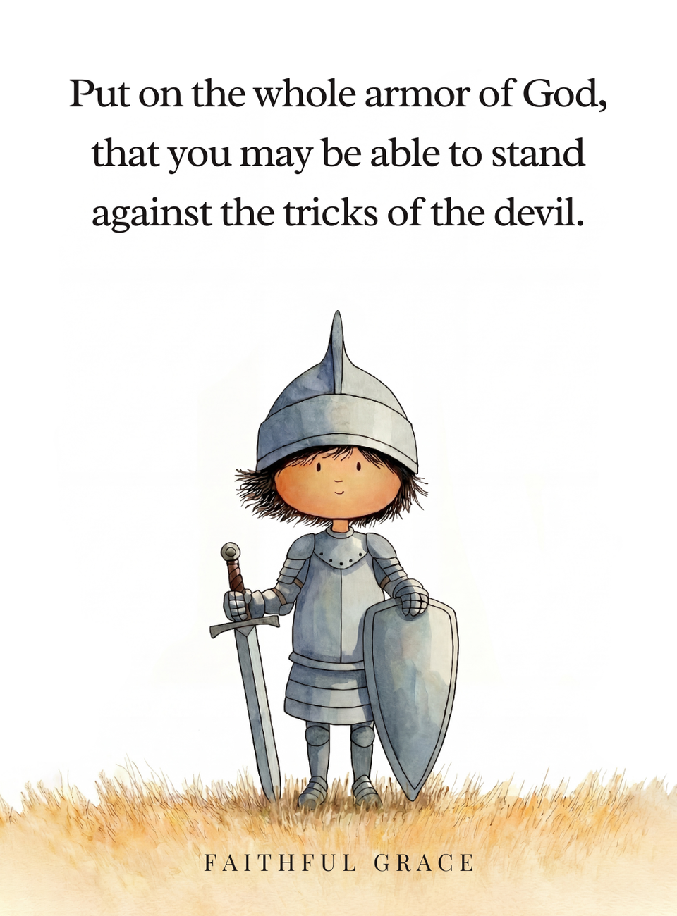 Put on the whole armor of God