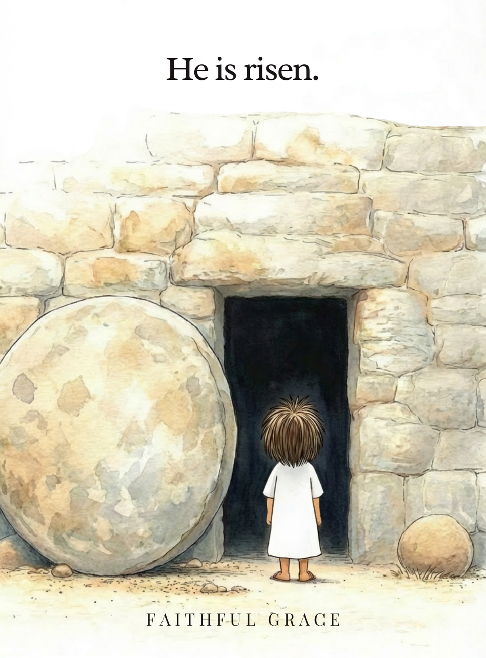 He is risen.