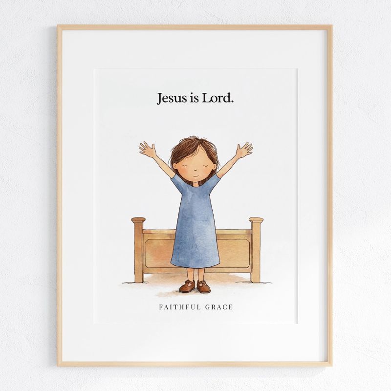 Jesus is Lord. art print