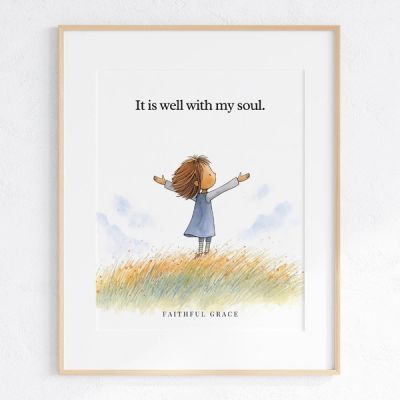 It is well with my soul. - art print