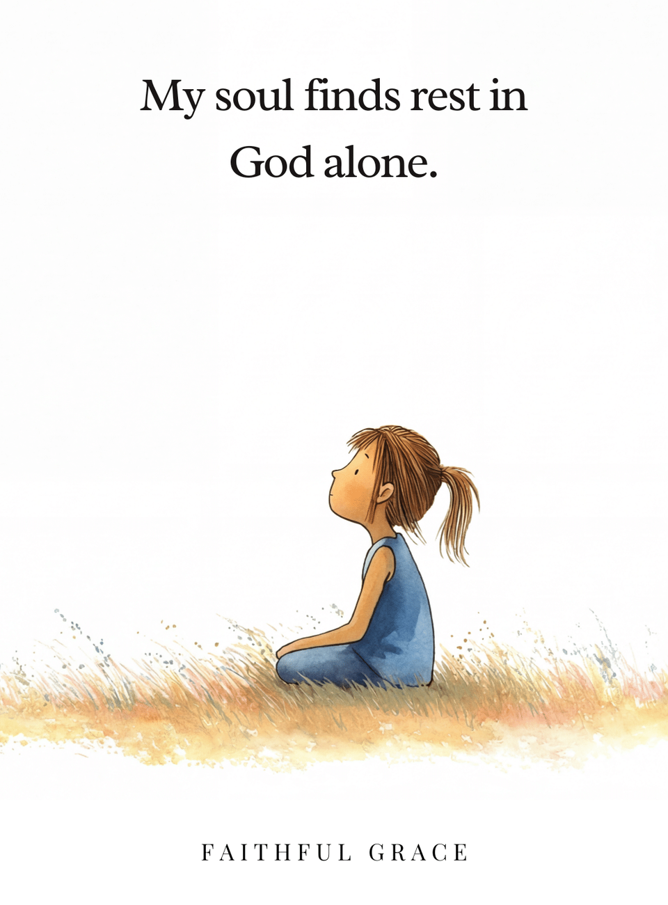 My soul finds rest in God alone