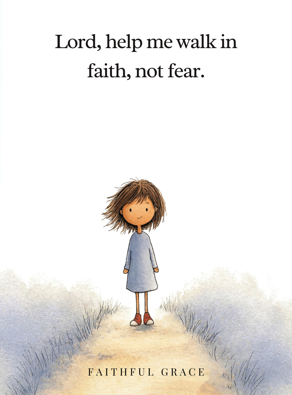 Lord, help me walk in faith, not fear