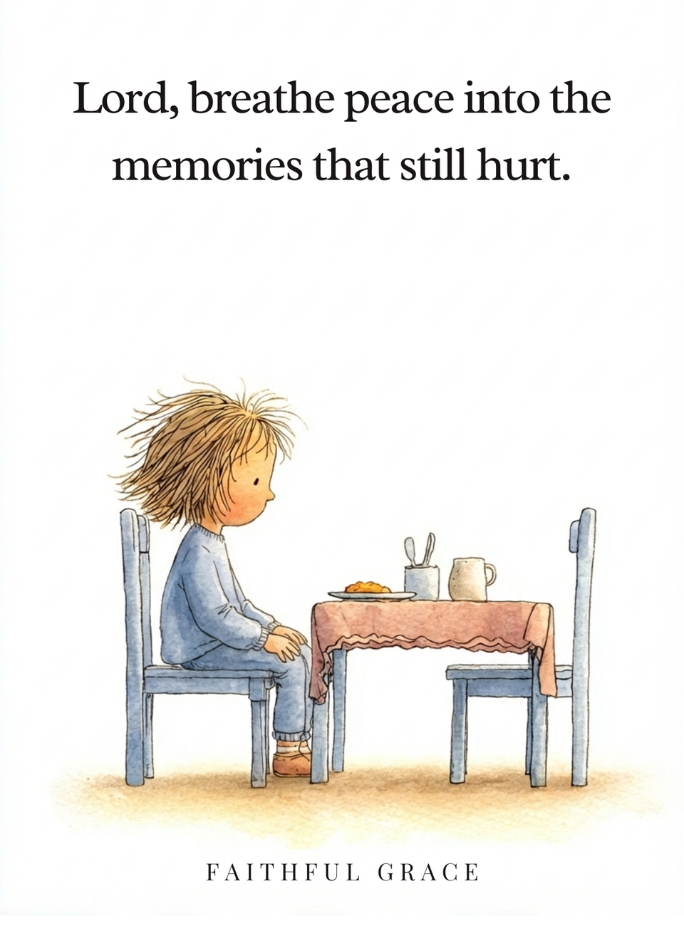 Lord, breathe peace into the memories that still hurt.