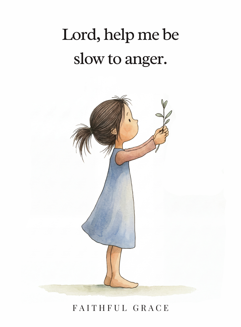Lord, help me be slow to anger.