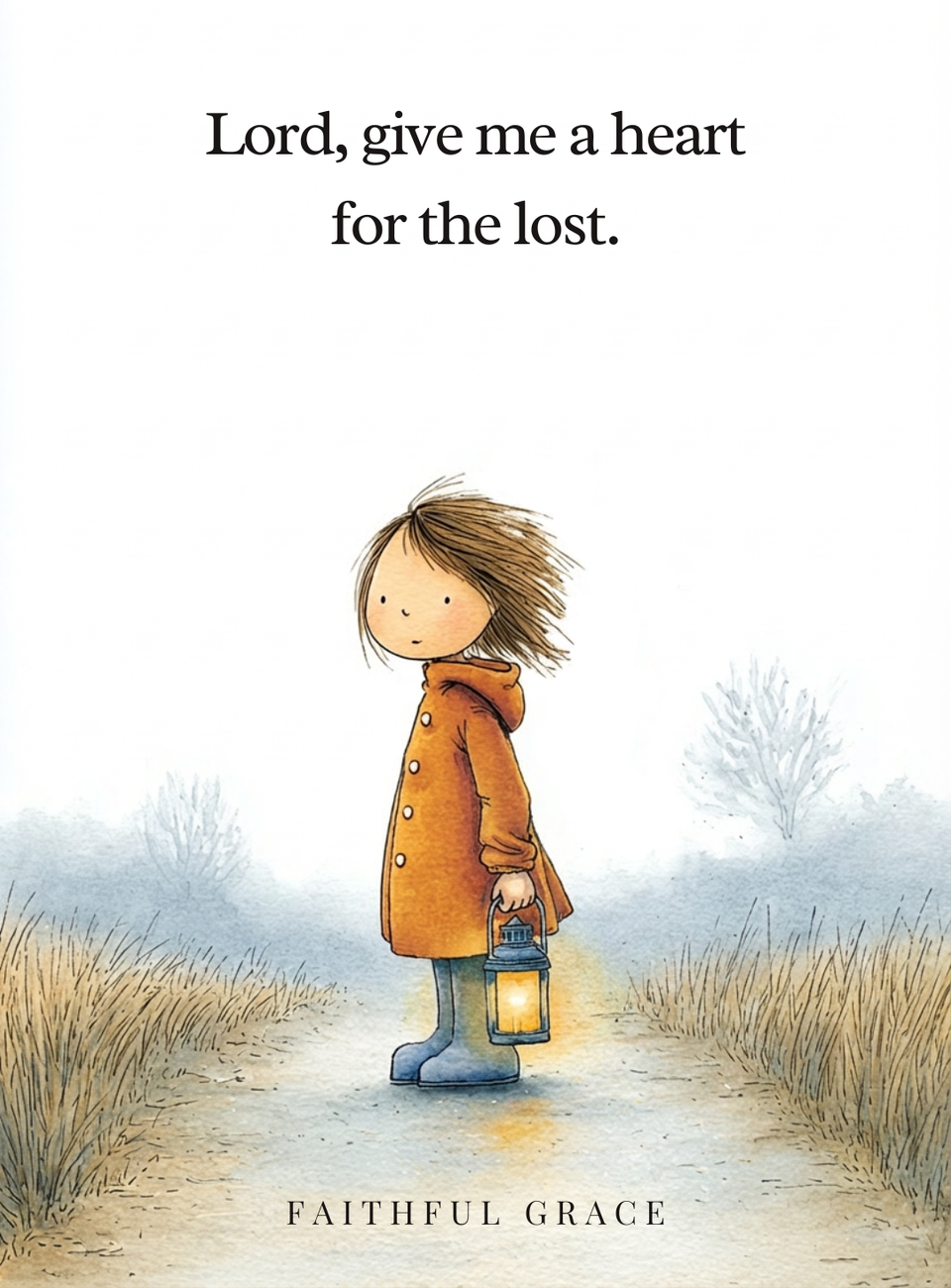 Lord, give me a heart for the lost.