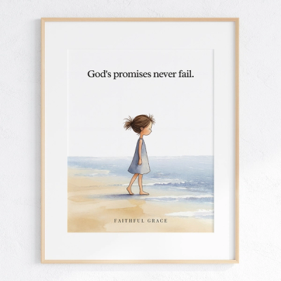 God's promises never fail. - art print