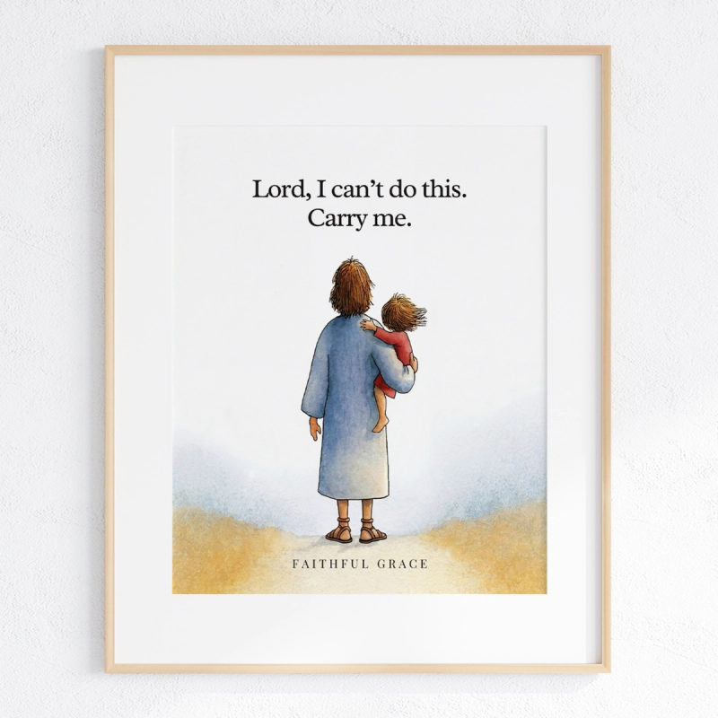 Lord, I can't do this art print