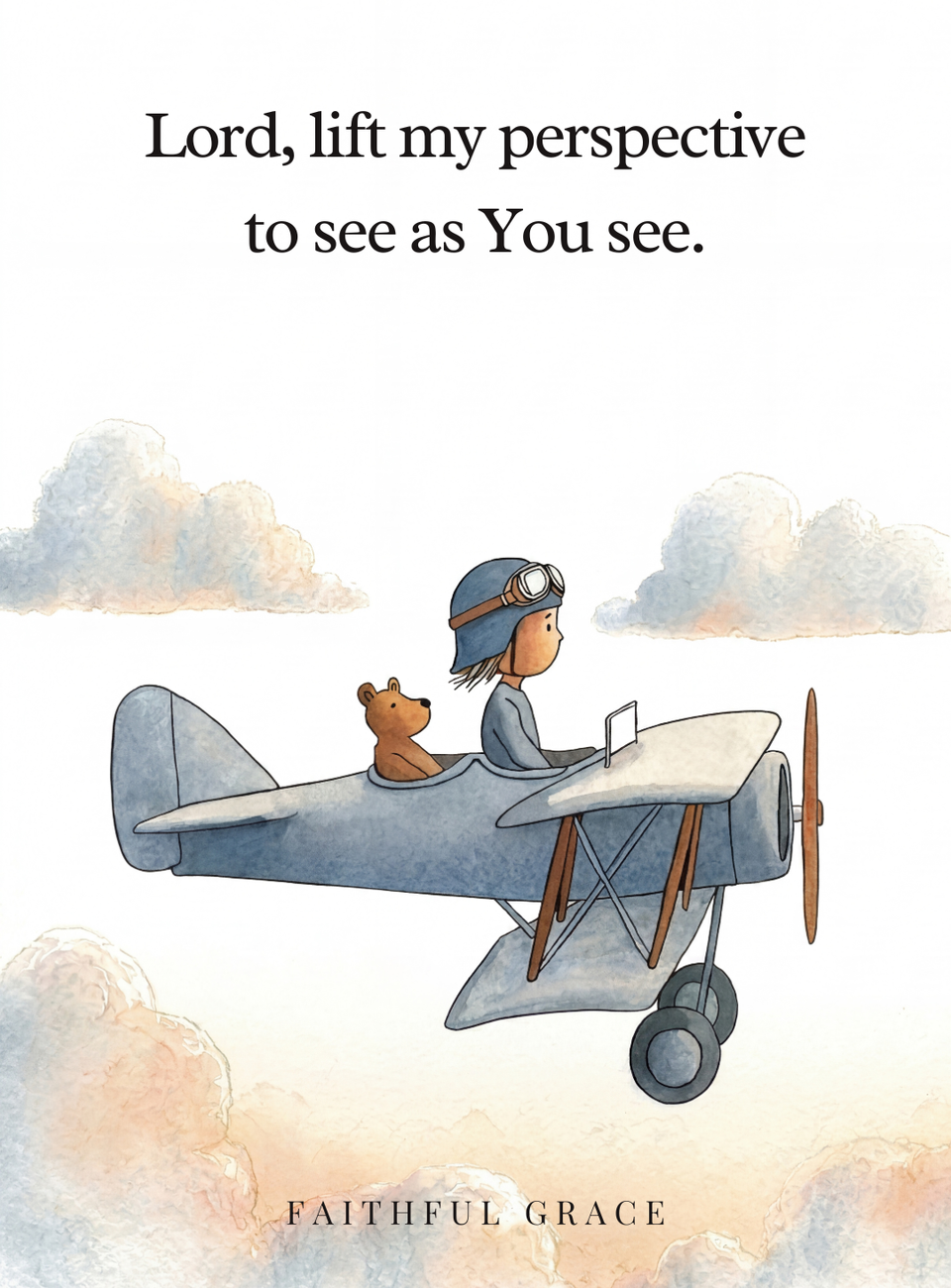 Lift my perspective to see as You see