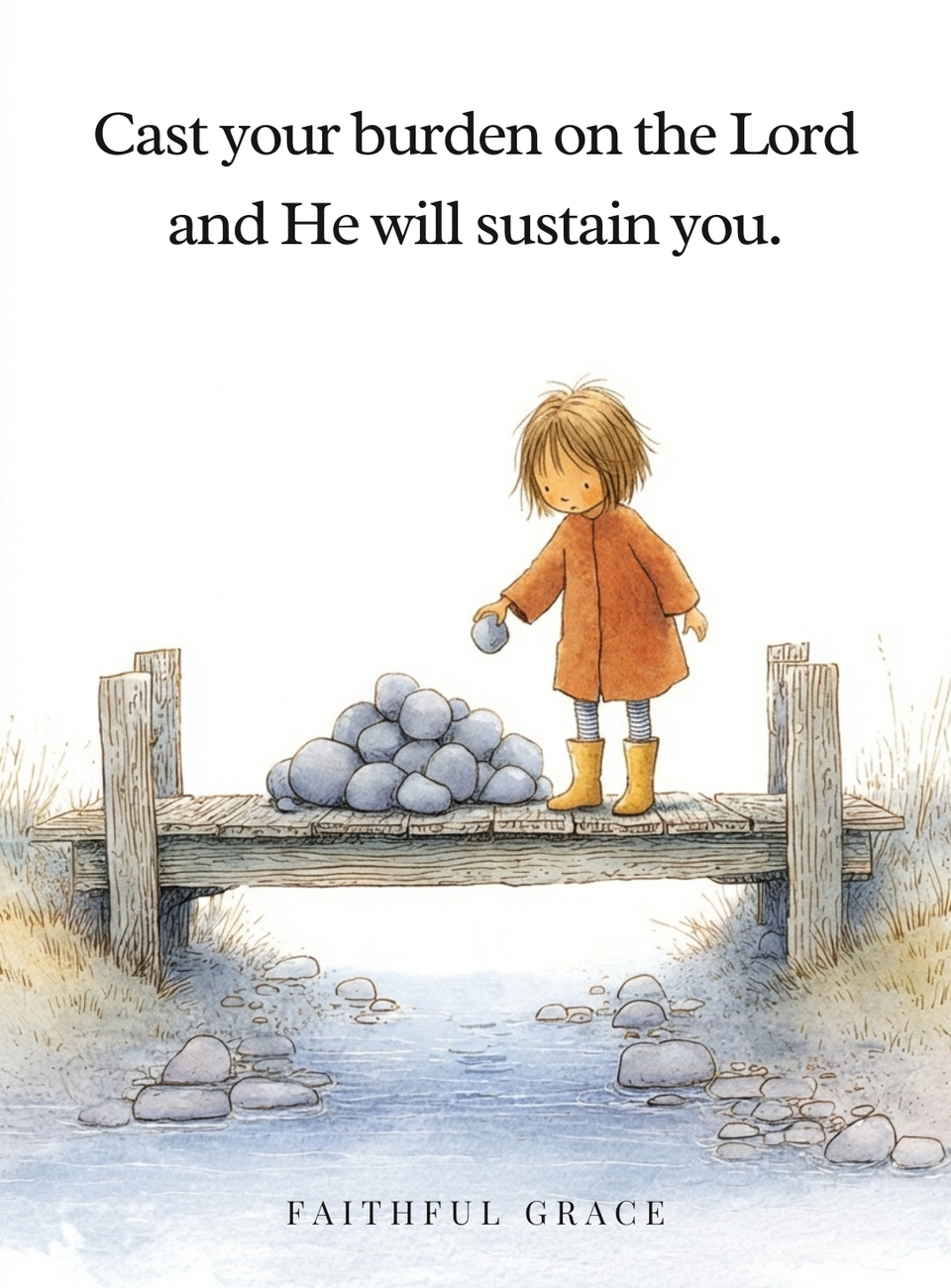 Cast your burden on the Lord