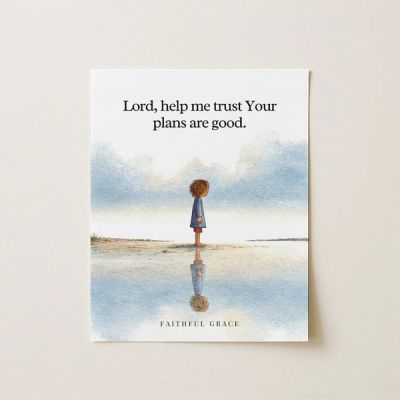 When the miracle doesn't come. - art print