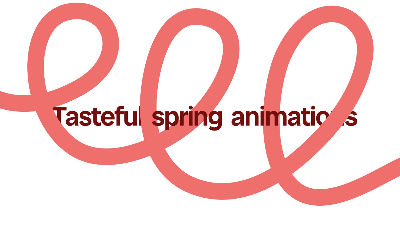 Animate with Spring cover image
