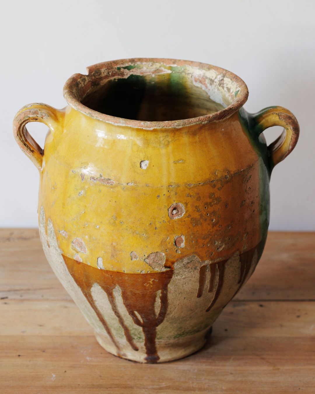 Rare Yellow Confit Pot - Medium