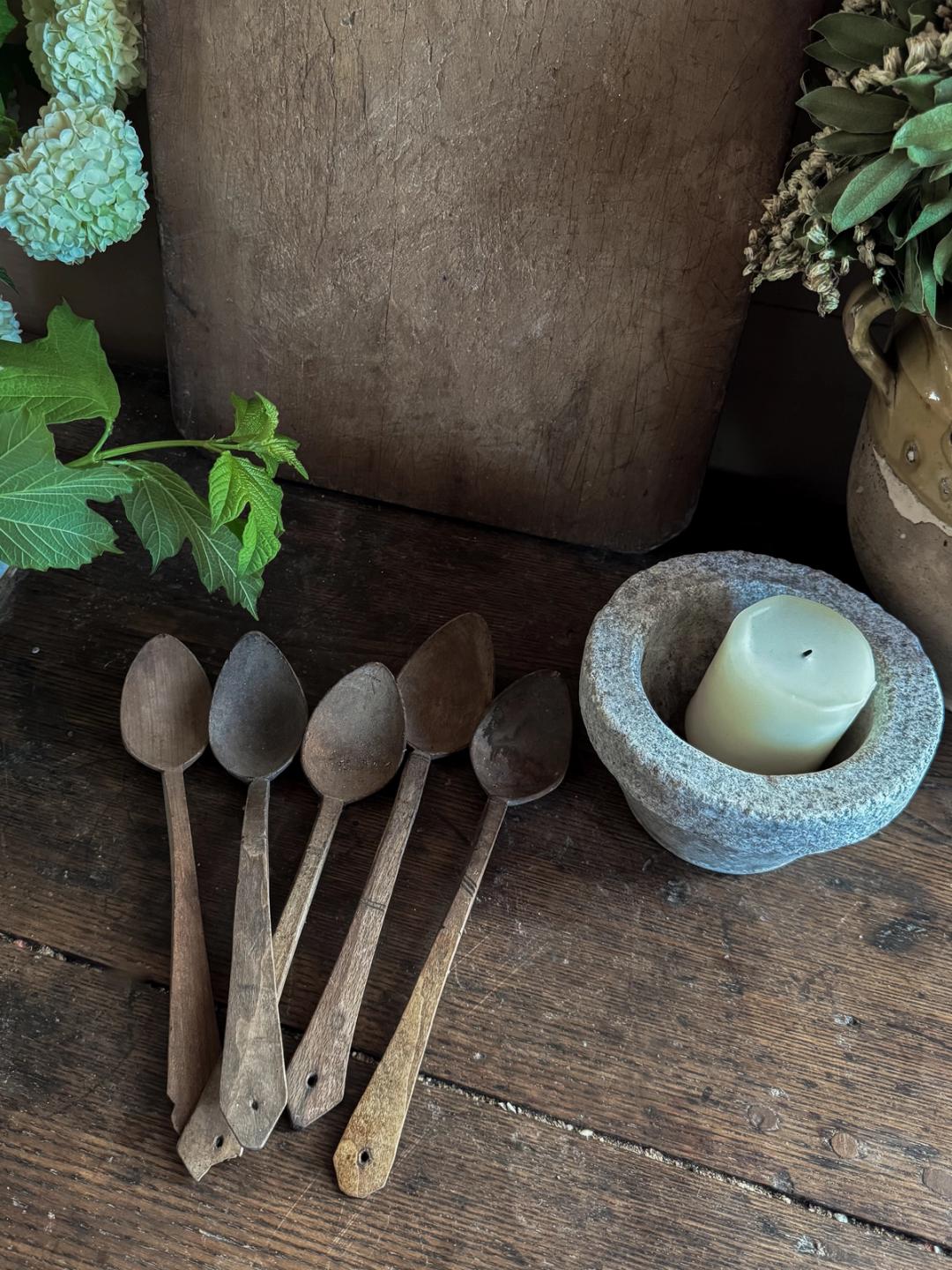 Hungarian Wooden Spoons - Set of 5
