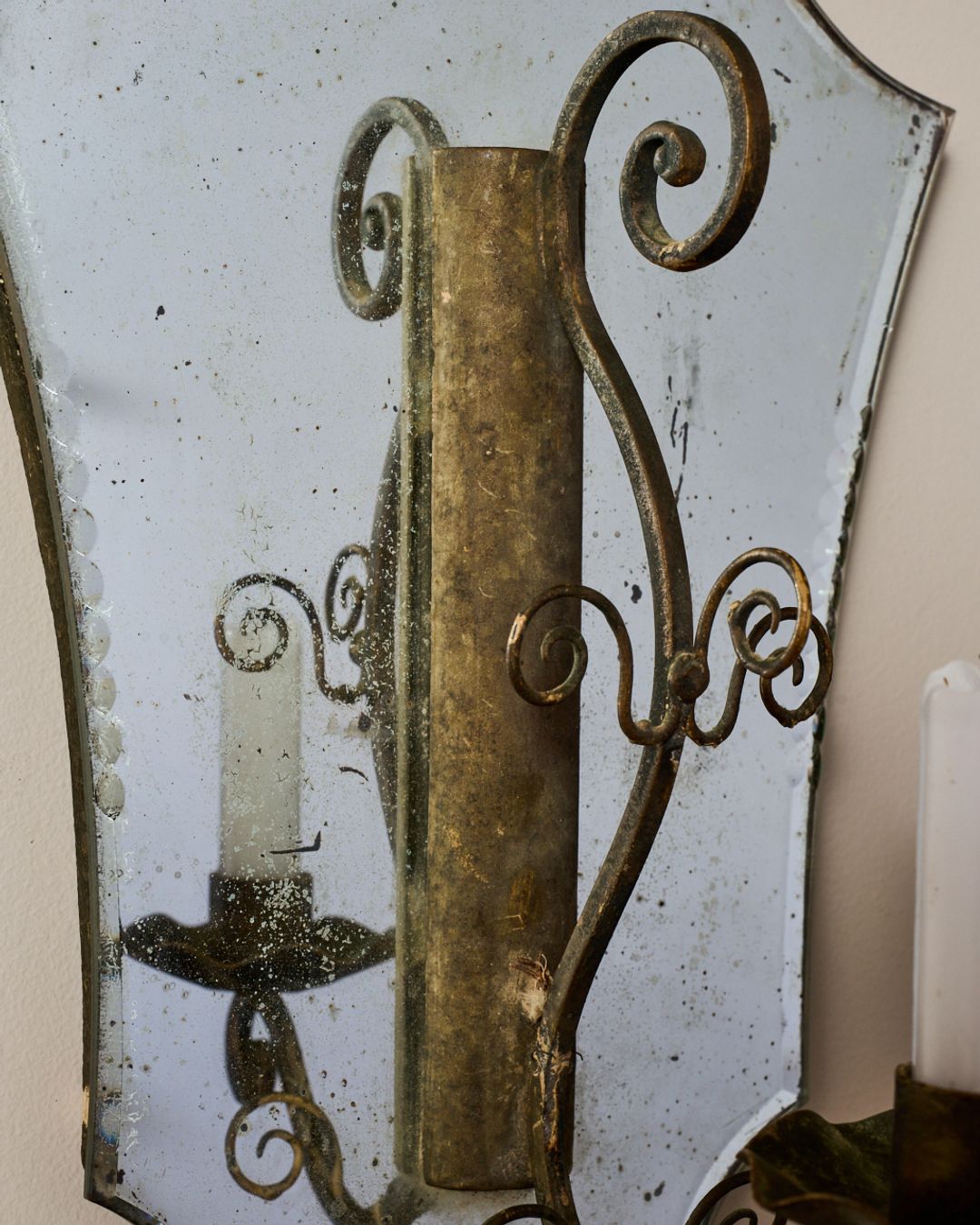 Mirror Candle Wall Sconce - I