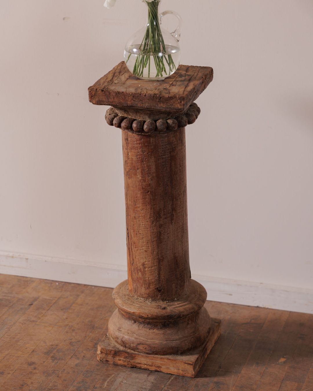 Hand Carved Pedestal