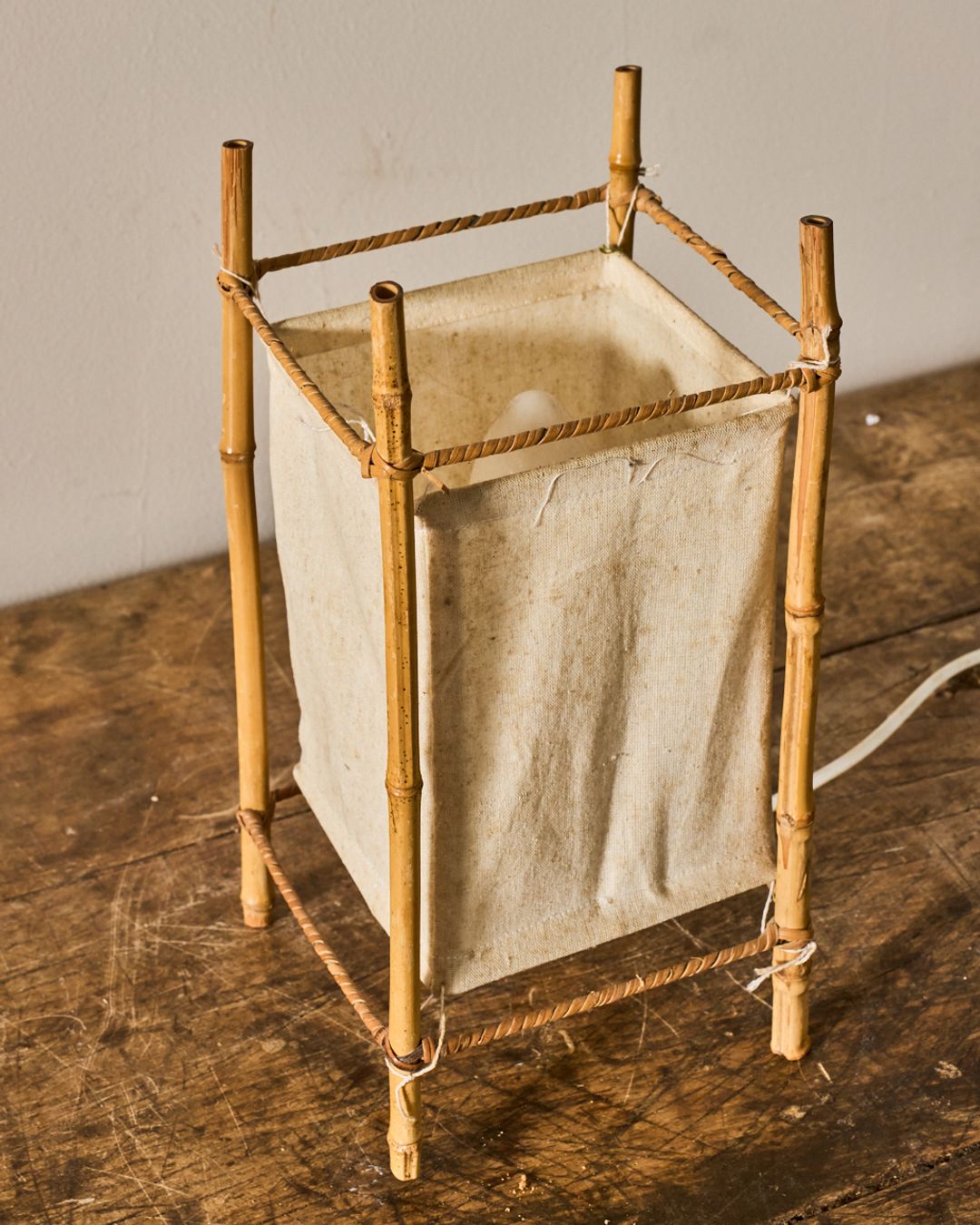 French Bamboo Lamp