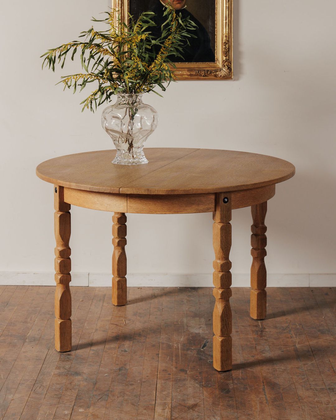 Danish Oak Expanding Dining Table