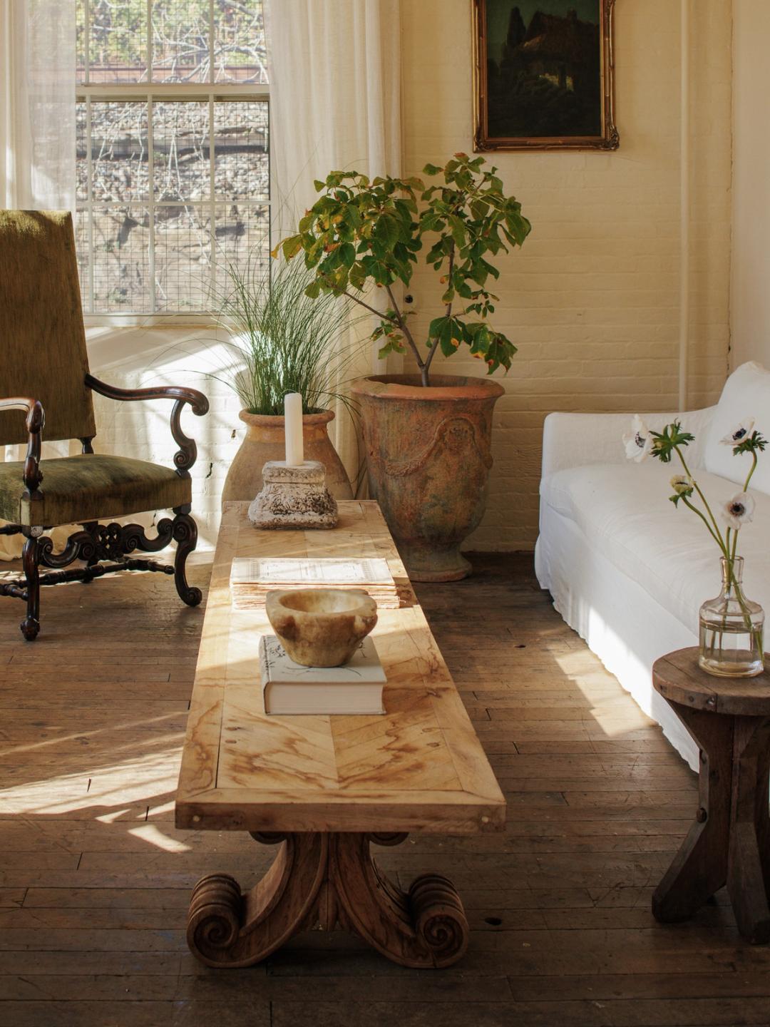 Antique Artists Side Table