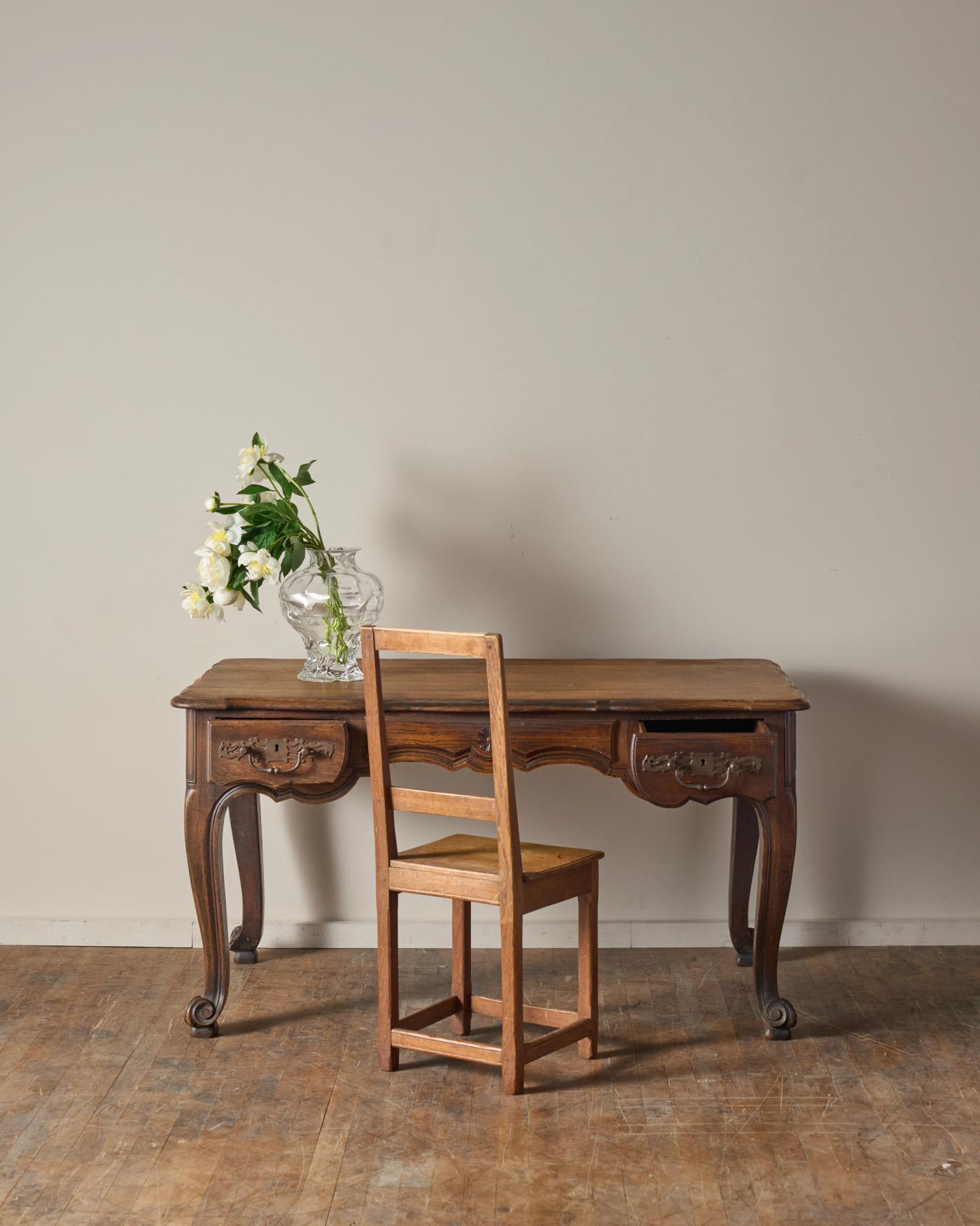 French Cabriole Desk