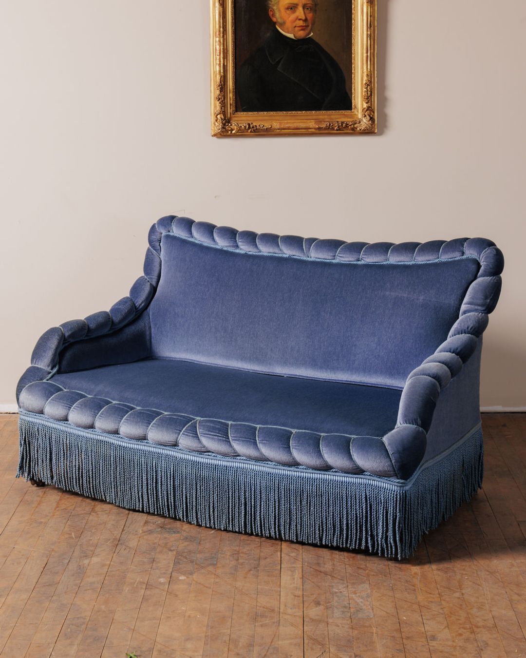 Napoleon III Cobalt Loveseat