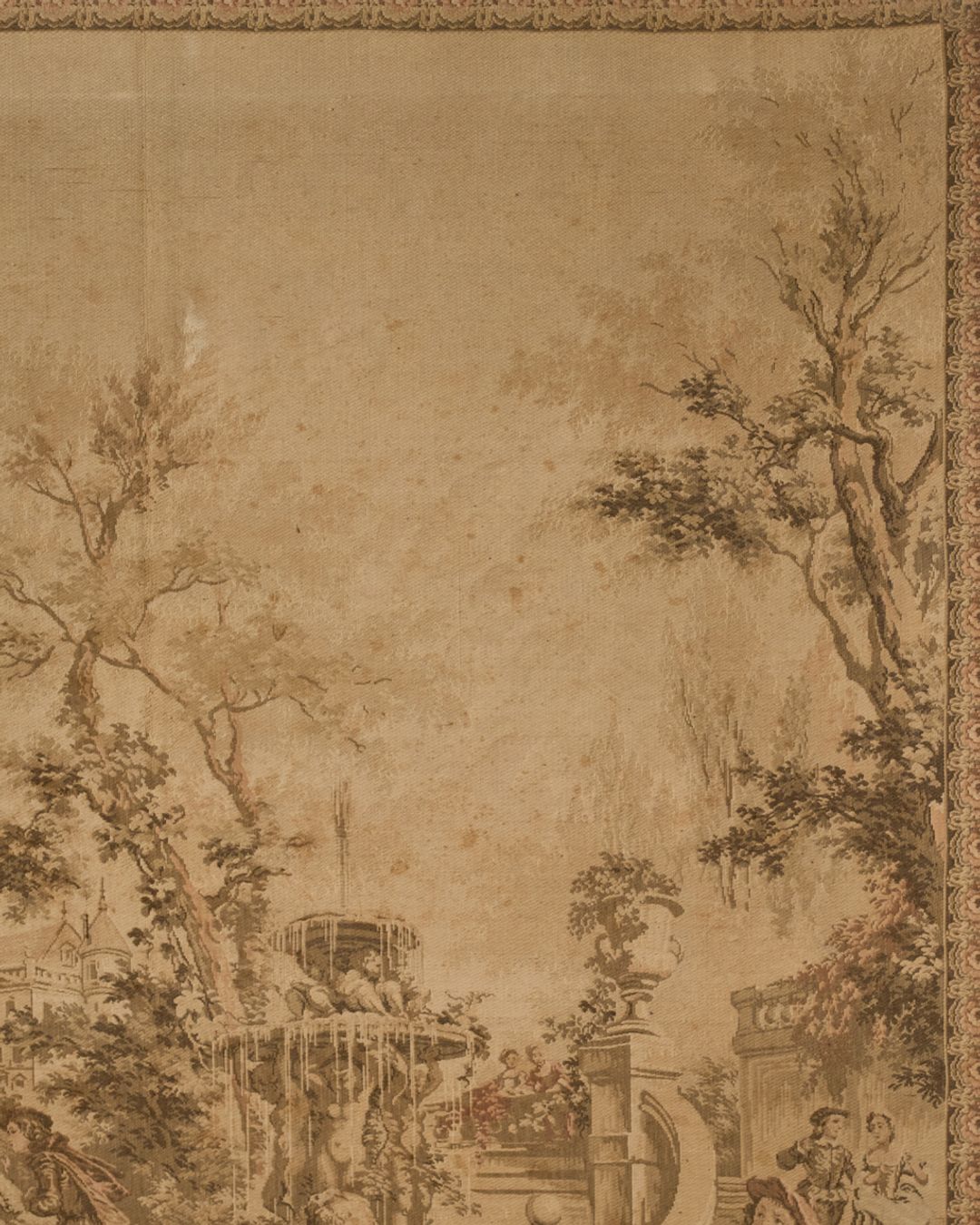 19th c. Framed Tapestry
