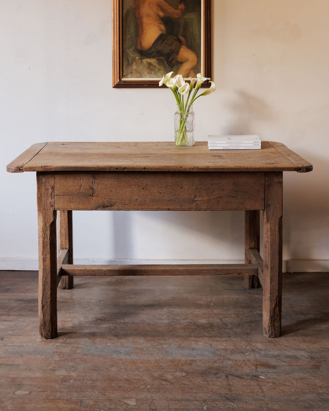19th C. Oak Farm Table