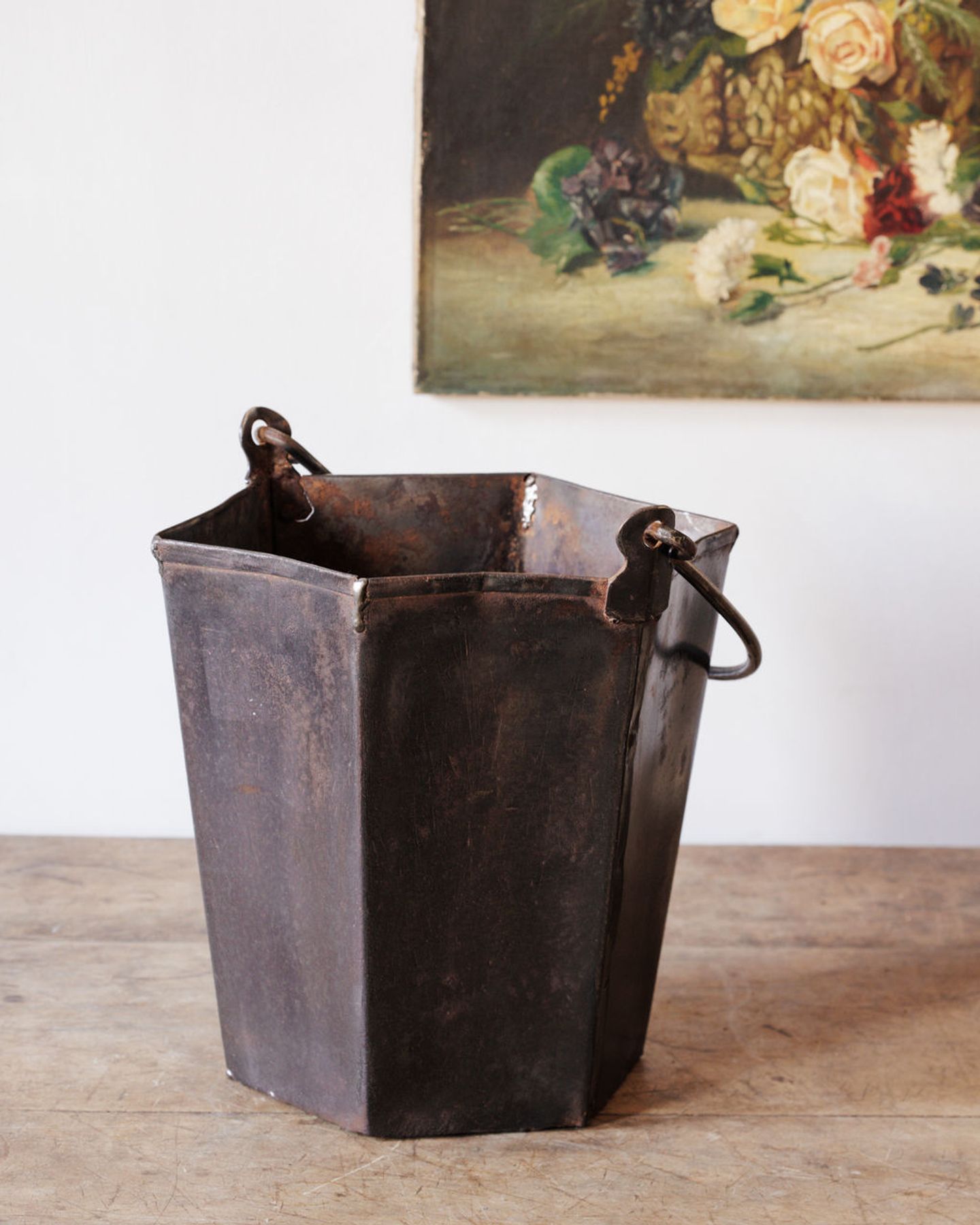 Antique Charcoal Bucket