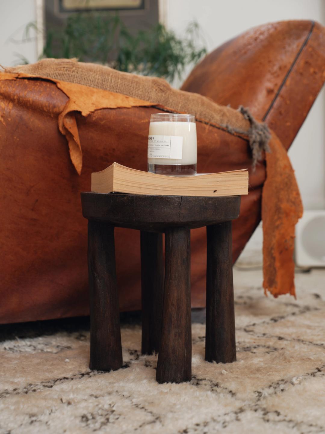 African Stool - Dark