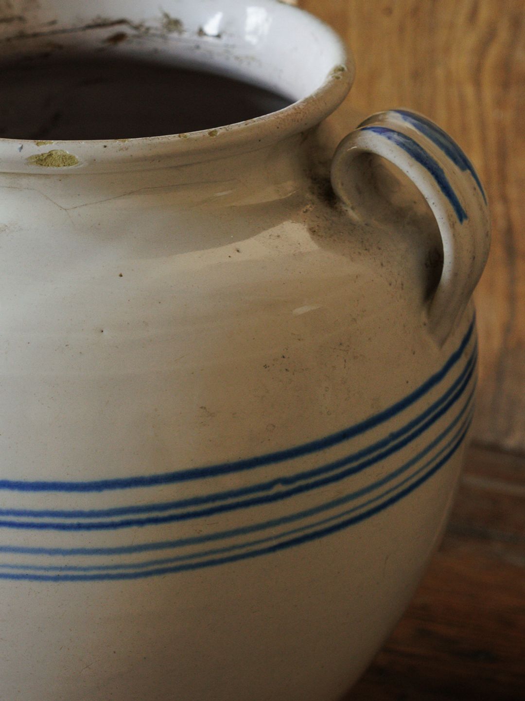 Striped Kitchen Jar