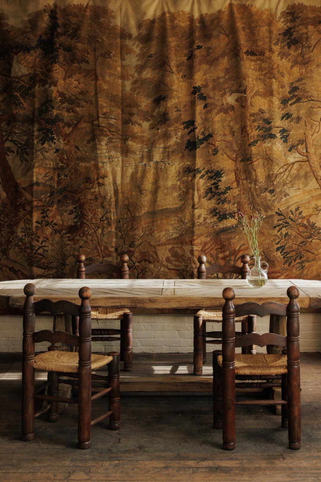 Brutalist French Chairs (Set of 4)