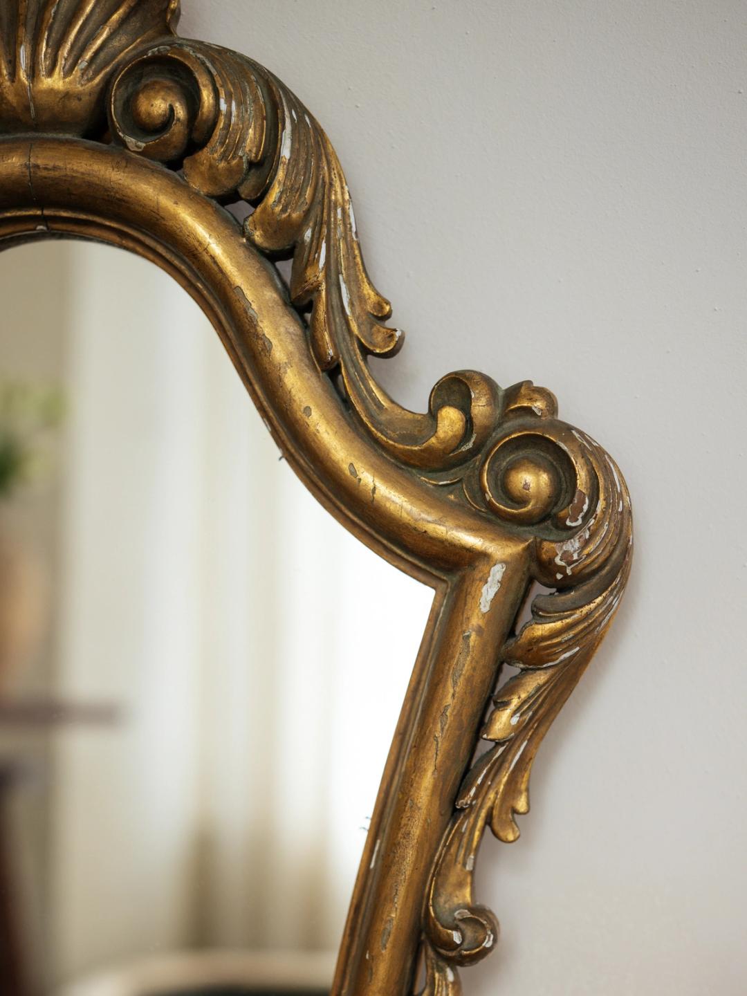 Gilt Shell Mirror