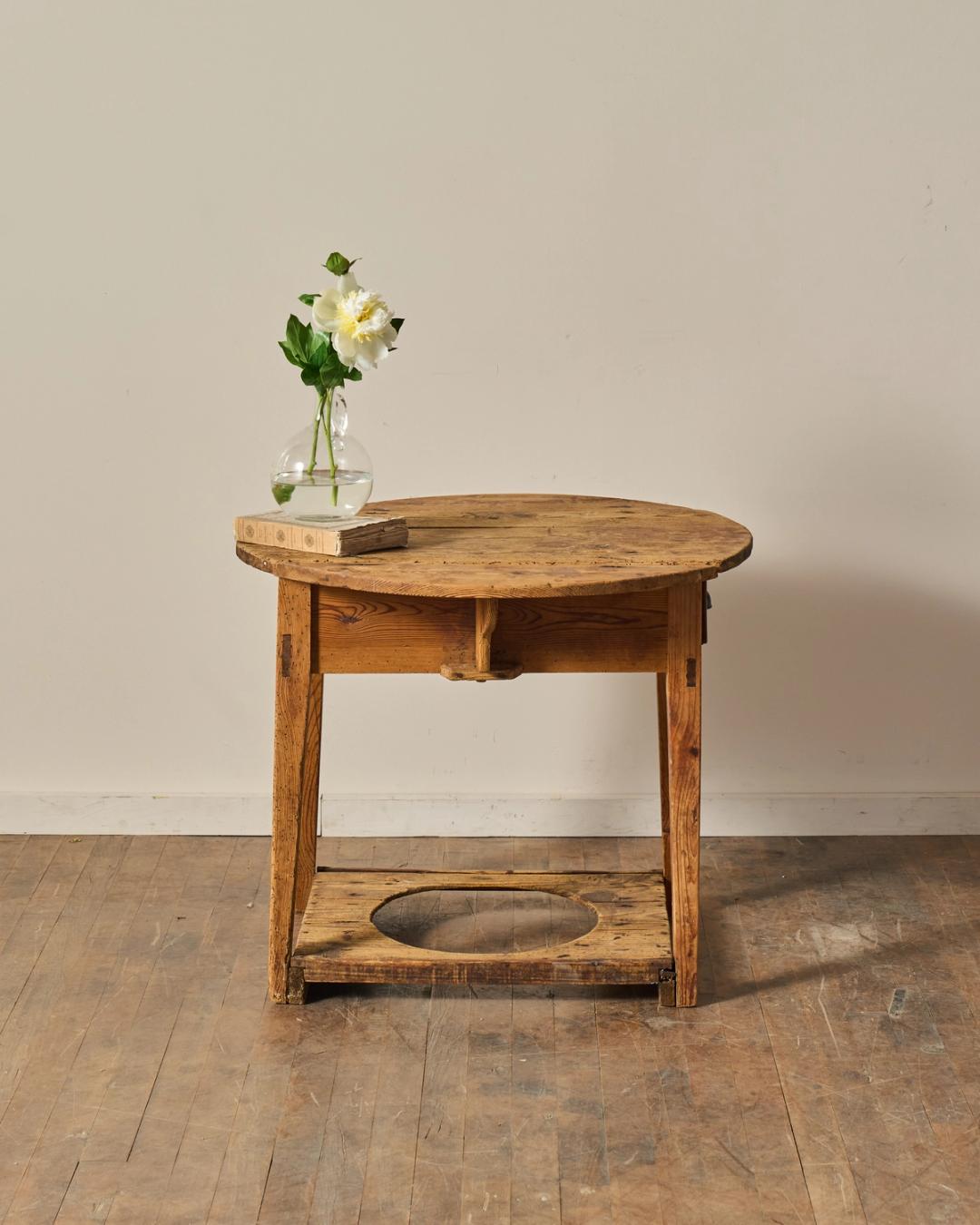 French Folding Side Table